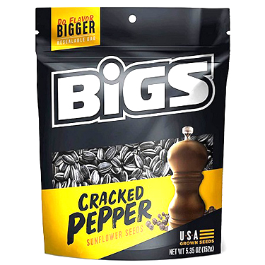 Bigs Sunflower Seeds Cracked Pepper 5.35oz Bag